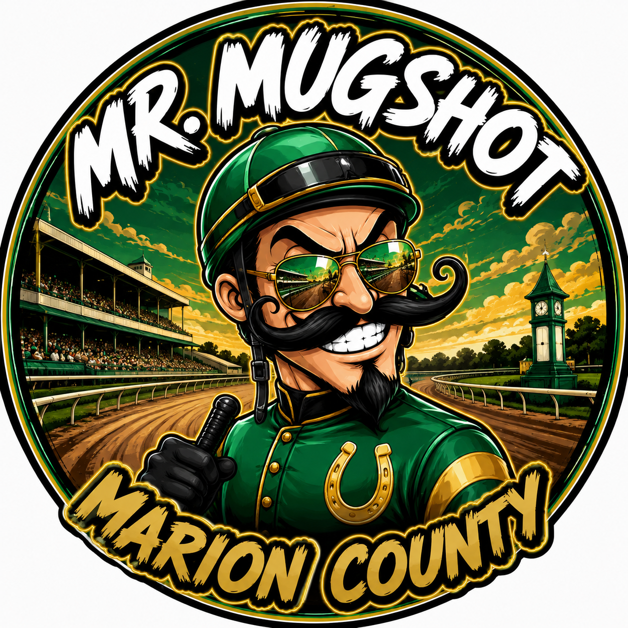 Mr. Mugshots Marion County branding